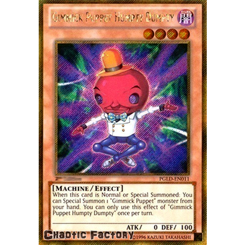 PGLD-EN011 Gimmick Puppet Humpty Dumpty Gold Secret Rare UNL edition NM
