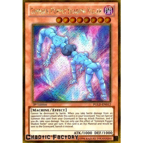 PGLD-EN012 Gimmick Puppet Shadow Feeler Gold Secret Rare UNL edition NM