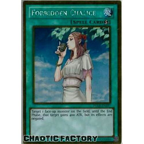 Forbidden Chalice - PGLD-EN047 - Gold Rare UNLIMITED Edition NM