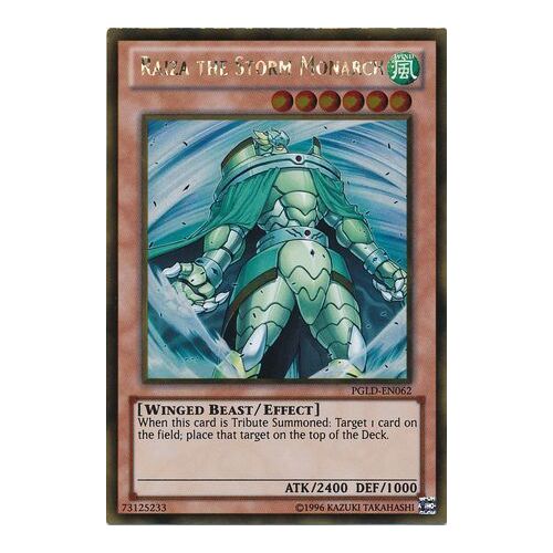 Raiza The Storm Monarch - PGLD-EN062 - Gold Rare Unlimited NM