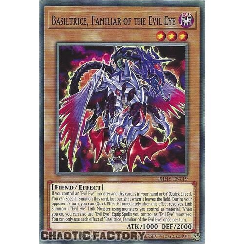 PHHY-EN019 Basiltrice, Familiar of the Evil Eye Common 1st Edition NM