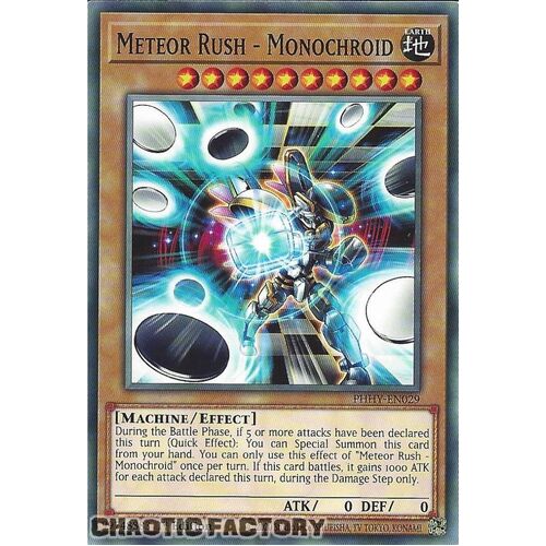 PHHY-EN029 Meteor Rush - Monochroid Common 1st Edition NM