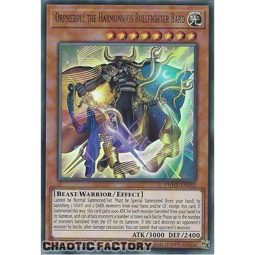 PHHY-EN082 Orphebull the Harmonious Bullfighter Bard Ultra Rare 1st Edition NM
