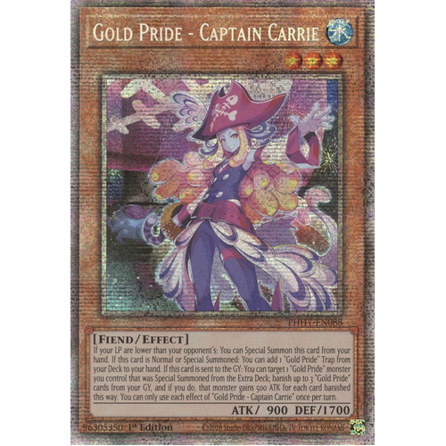 STARLIGHT RARE PHHY-EN088 Gold Pride - Captain Carrie 1st Edition NM