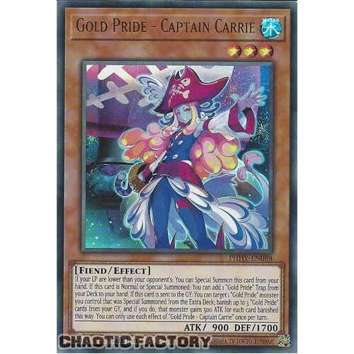 PHHY-EN088 Gold Pride - Captain Carrie Ultra Rare 1st Edition NM