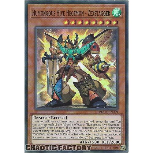 PHHY-EN099 Humongous Hive Hegemon - Zexstagger Super Rare 1st Edition NM