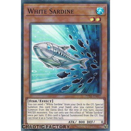 PHNI-EN007 White Sardine Super Rare 1st Edition NM