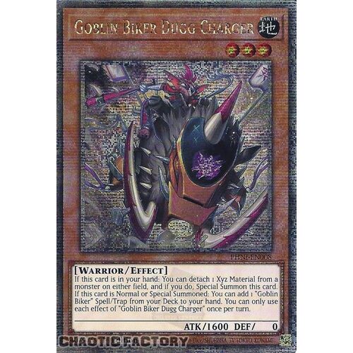 Quarter Century Secret Rare PHNI-EN008 Goblin Biker Dugg Charger 1st Edition NM