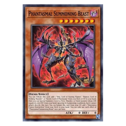 PHNI-EN014 Phantasmal Summoning Beast Common 1st Edition NM