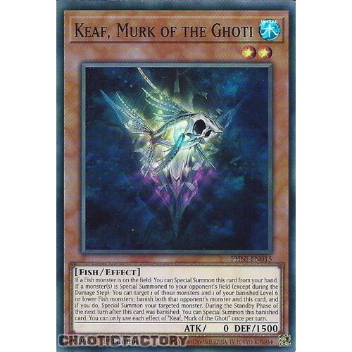 PHNI-EN015 Keaf, Murk of the Ghoti Super Rare 1st Edition NM