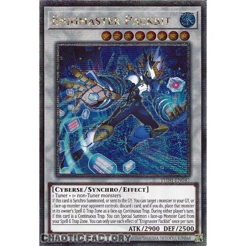 Quarter Century Secret Rare PHNI-EN042 Enigmaster Packbit 1st Edition NM