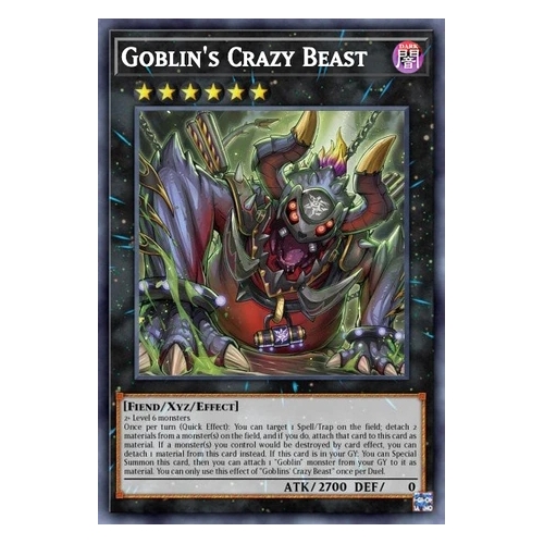 PHNI-EN048 Goblin's Crazy Beast Common 1st Edition NM
