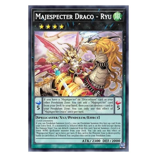 PHNI-EN049 Majespecter Draco - Ryu Ultra Rare 1st Edition NM