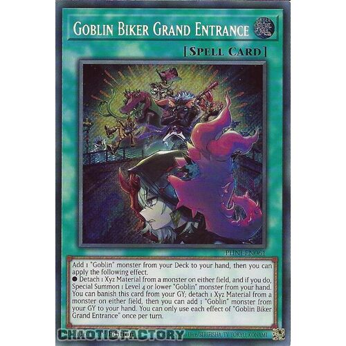 PHNI-EN061 Goblin Biker Grand Entrance Secret Rare 1st Edition NM