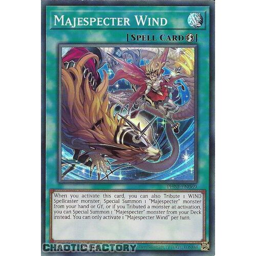 PHNI-EN069 Majespecter Wind Super Rare 1st Edition NM