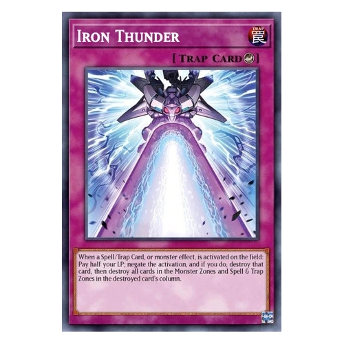 PHNI-EN080 Iron Thunder Secret Rare 1st Edition NM