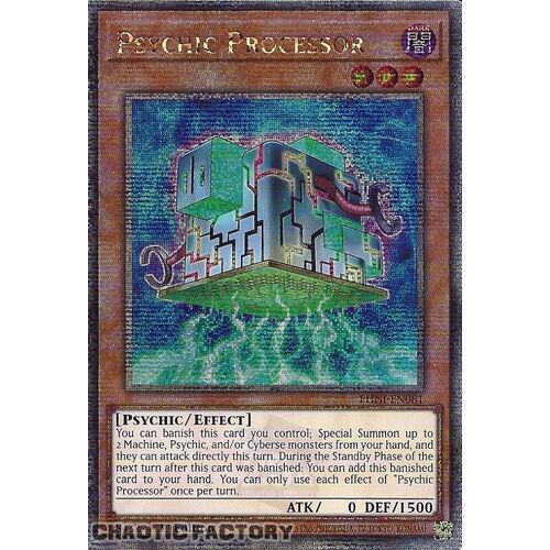 Quarter Century Secret Rare PHNI-EN081 Psychic Processor 1st Edition NM