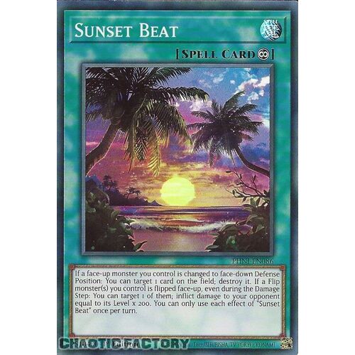 PHNI-EN086 Sunset Beat Super Rare 1st Edition NM