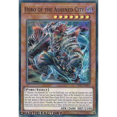 PHNI-EN092 Hero of the Ashened City Super Rare 1st Edition NM