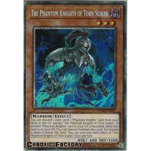 PHRA-EN003 The Phantom Knights of Torn Scales Starlight Rare 1st Edition NM
