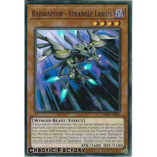 PHRA-EN005 Raidraptor - Strangle Lanius Super Rare 1st Edition NM