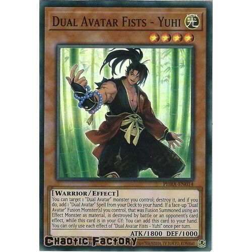 PHRA-EN014 Dual Avatar Fists - Yuhi Super Rare 1st Edition NM