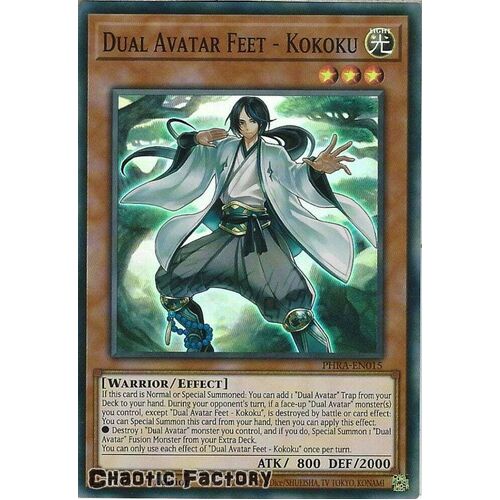 PHRA-EN015 Dual Avatar Feet - Kokoku Super Rare 1st Edition NM