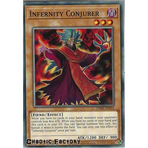 PHRA-EN016 Infernity Conjurer Common 1st Edition NM