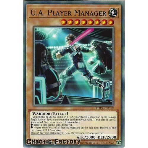 PHRA-EN019 U.A. Player Manager Common 1st Edition NM