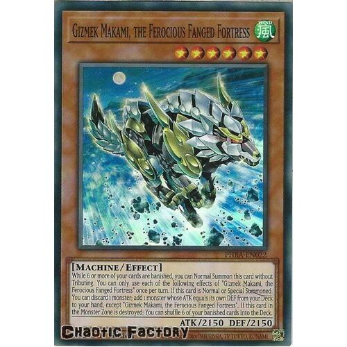 PHRA-EN022 Gizmek Makami, the Ferocious Fanged Fortress Super Rare 1st Edition NM