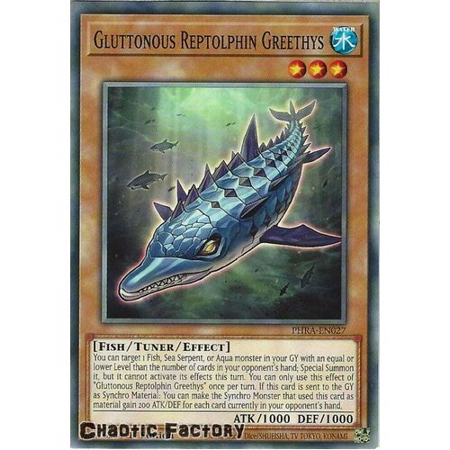PHRA-EN027 Gluttonous Reptolphin Greethys Common 1st Edition NM