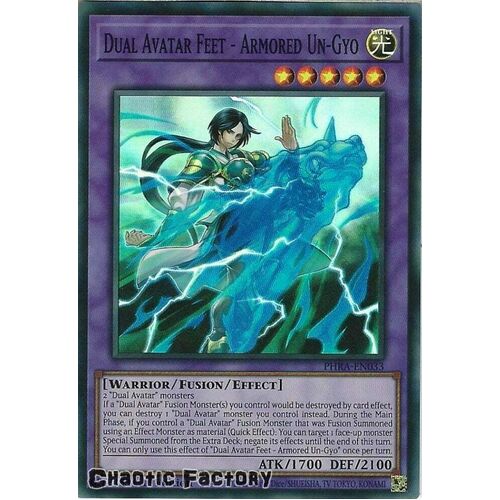PHRA-EN033 Dual Avatar Feet - Armored Un-Gyo Super Rare 1st Edition NM