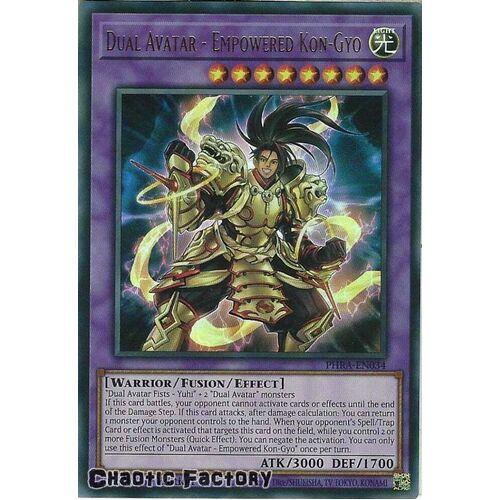 PHRA-EN034 Dual Avatar - Empowered Kon-Gyo Ultra Rare 1st Edition NM