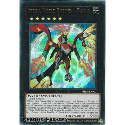 PHRA-EN043 Virtual World Phoenix - Fanfan Ultra Rare 1st Edition NM