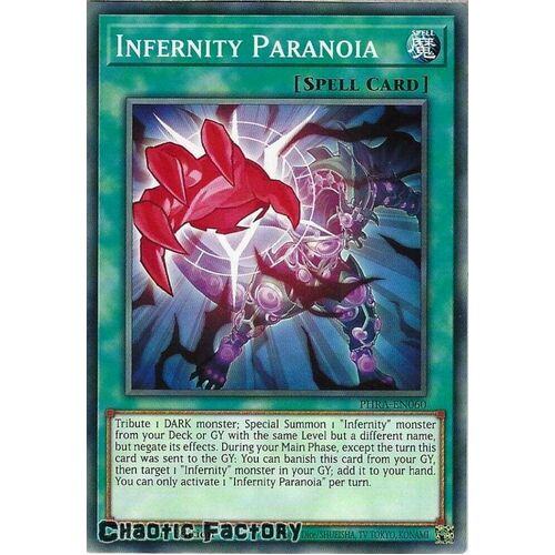 PHRA-EN060 Infernity Paranoia Common 1st Edition NM