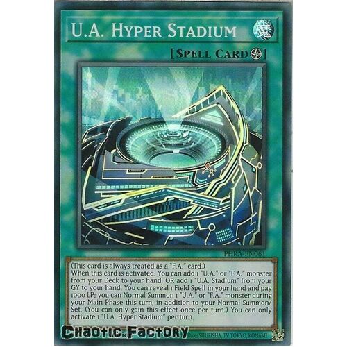 PHRA-EN061 U.A. Hyper Stadium Super Rare 1st Edition NM