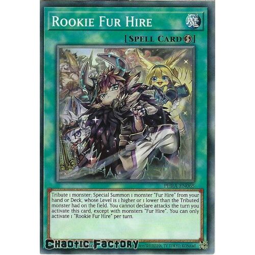PHRA-EN065 Rookie Fur Hire Common 1st Edition NM
