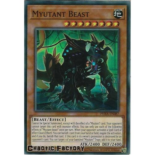 PHRA-EN087 Myutant Beast Super Rare 1st Edition NM