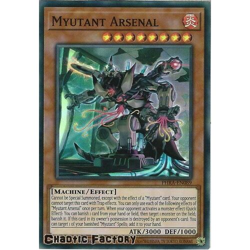 PHRA-EN089 Myutant Arsenal Super Rare 1st Edition NM