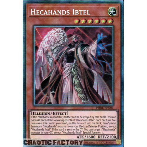 PHRE-EN001 Hecahands Ibtel Collector's Rare 1st Edition NM