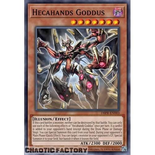 PHRE-EN003 Hecahands Godos Super Rare 1st Edition NM