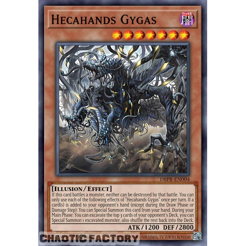 PHRE-EN004 Hecahands Gaigas Super Rare 1st Edition NM