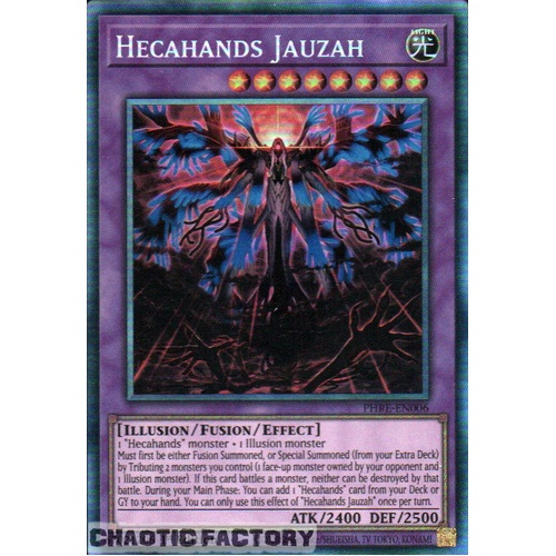 PHRE-EN006 Hecahands Jauzah Collector's Rare 1st Edition NM