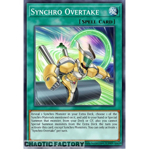 PHRE-EN045 Synchro Overtake Rare 1st Edition NM