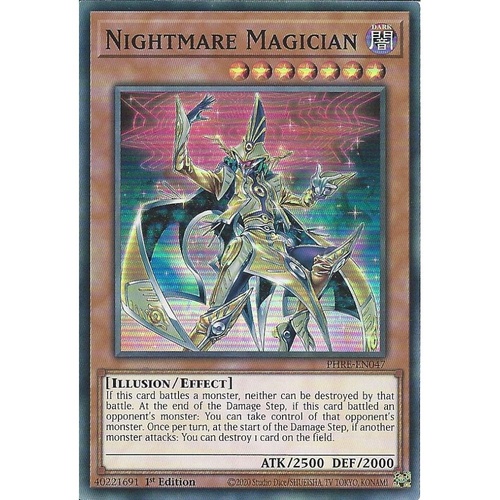 PHRE-EN047 Nightmare Magician SUPER Rare 1st Edition NM
