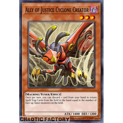 PHRE-EN056 Ally of Justice Cyclone Creator Rare 1st Edition NM