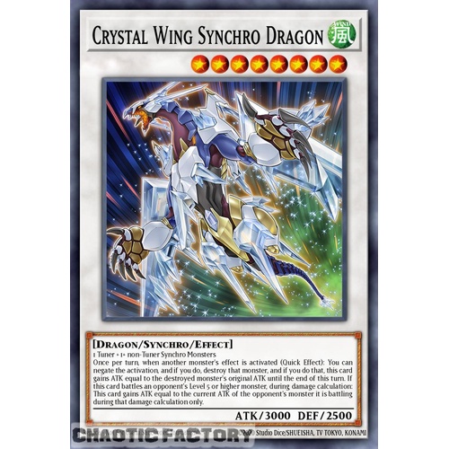 PHRE-EN059 Crystal Wing Synchro Dragon Rare 1st Edition NM