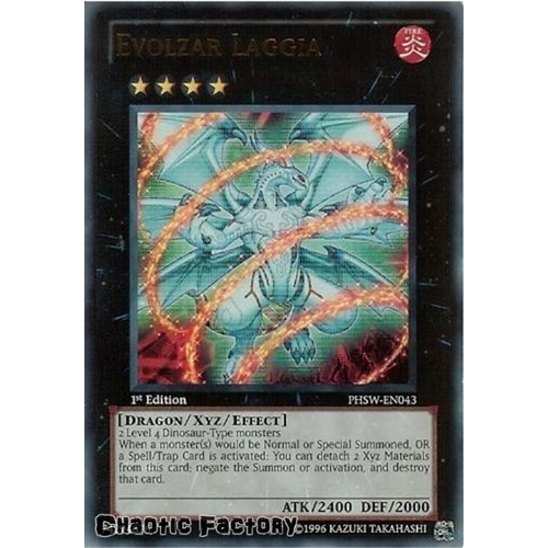 Evolzar Laggia - PHSW-EN043 - Ultra Rare 1st Edition NM