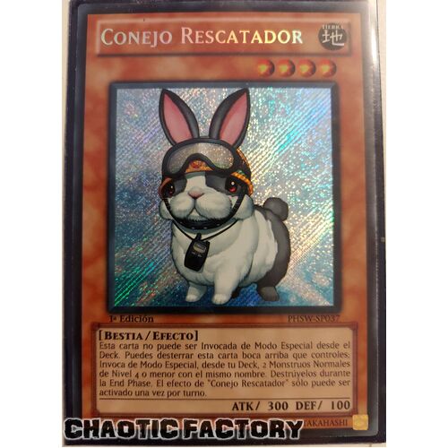 Rescue Rabbit Rettungskaninchen PHSW-SP037 Secret Rare 1st Edition LP