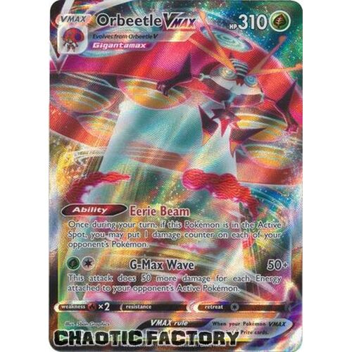 Orbeetle VMAX - 021/185 - Ultra Rare NM